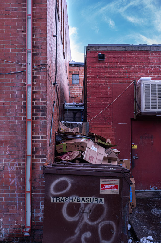 Alleyway Landslide